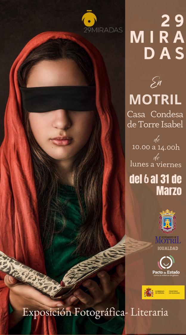 Llega a Motril el proyecto artstico de denuncia 29 Miradas para visibilizar el drama de las mujeres y las nias afganas